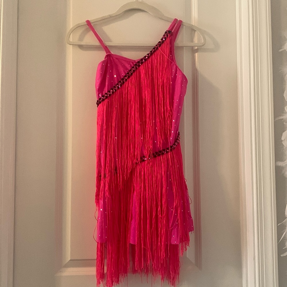 Hot pink jazz costume